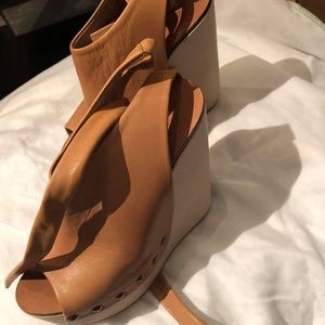 Chloe Ankle wrap wedge sandal